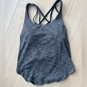 lululemon athletica Charcoal Strappy Tank Top